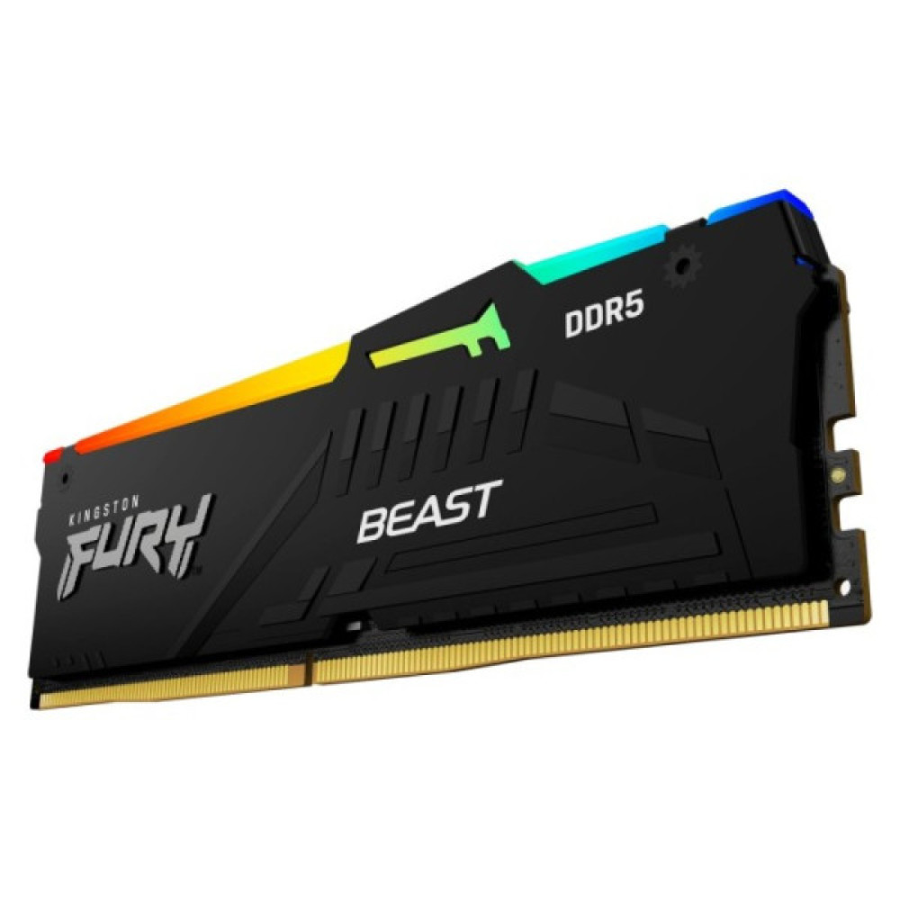 Пам'ять ПК Kingston DDR5 16GB 6400 FURY Beast RGB EXPO