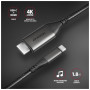 Кабель мультимедійний USB-C to HDMI M 1.8m black AXAGON (RVC-HI2MC)