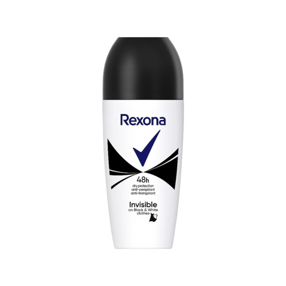Антиперспірант Rexona Невидимий на чорному та білому одязі 48 годин 50 мл (59095644)