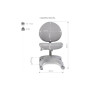 Дитяче крісло FunDesk Cielo Grey (6975788080299) Дитяче крісло FunDesk Cielo Grey (6975788080299)