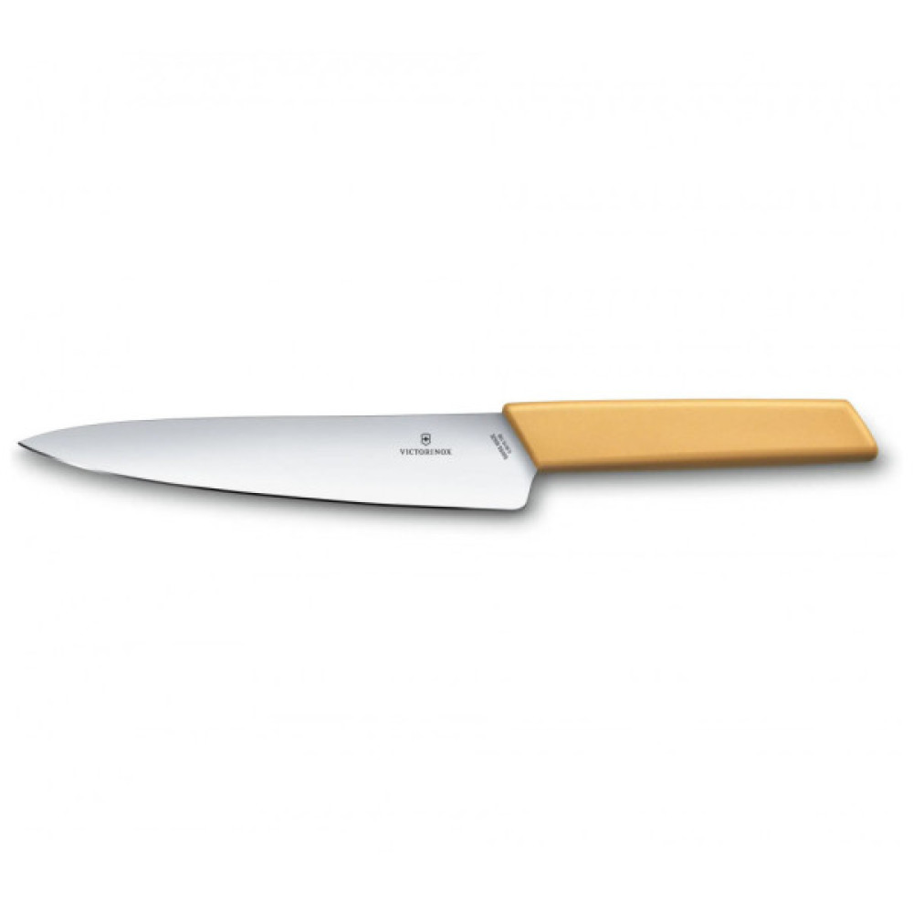 Кухонний ніж Victorinox Swiss Modern Carving 19см Yellow (6.9016.198B) Кухонний ніж Victorinox Swiss Modern Carving 19см Yellow (6.9016.198B)