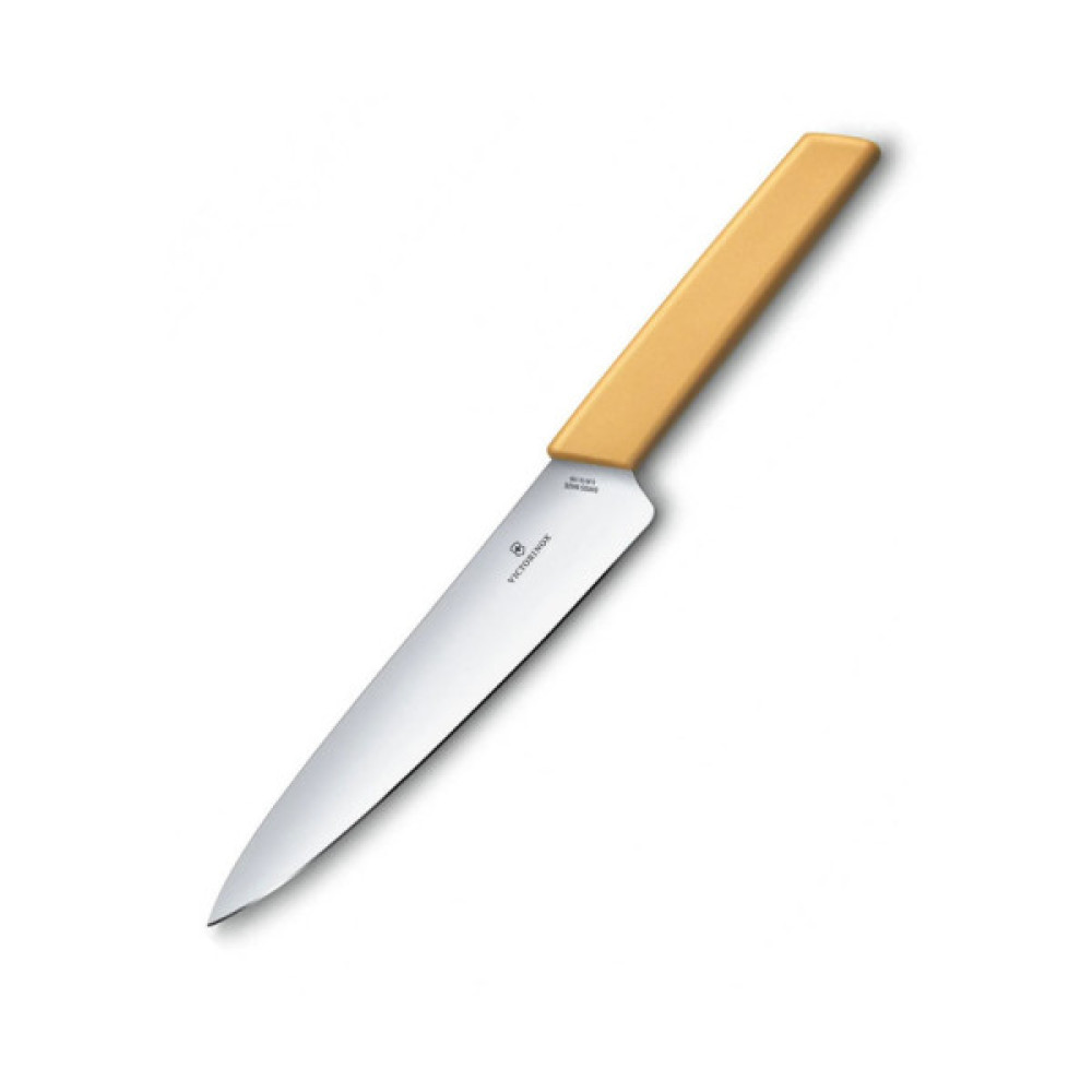 Кухонний ніж Victorinox Swiss Modern Carving 19см Yellow (6.9016.198B) Кухонний ніж Victorinox Swiss Modern Carving 19см Yellow (6.9016.198B)