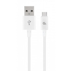 Дата кабель USB 2.0 AM to USB-C 2.0m Cablexpert (CC-USB2P-AMCM-2M-W)