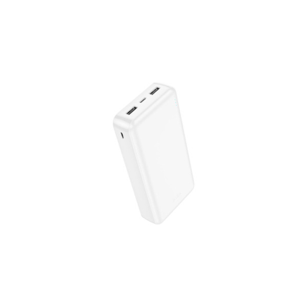 Батарея універсальна HOCO 20000mAh, USB+Type-C, 2A, White (J100A / 44572)