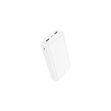 Батарея універсальна HOCO 20000mAh, USB+Type-C, 2A, White (J100A / 44572)