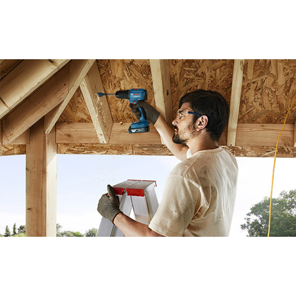Шурупокрут-дриль акумуляторний Bosch Professional GSR 185-LI 18В 2х2.0А·год 50Нм 500·1900об·хв 0.9кг