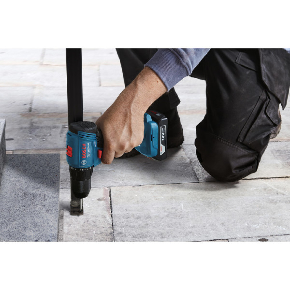 Шурупокрут-дриль акумуляторний Bosch Professional GSR 185-LI 18В 2х2.0А·год 50Нм 500·1900об·хв 0.9кг