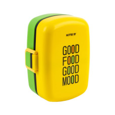 Ланч-бокс дитячий Kite з наповненням 1150 мл, жовтий (K23-180-4)