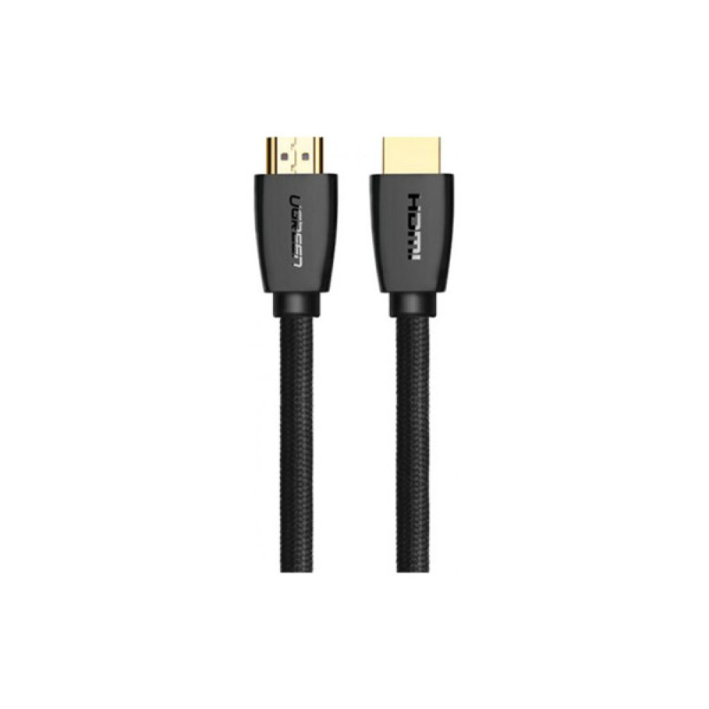Кабель мультимедійний HDMI M to HDMI M 1.5m nylon braid black Ugreen (40409)