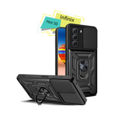 Чохол до мобільного телефона BeCover Military Infinix Hot 50 (X6720) Black (713046)