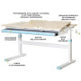 Парта Evo-kids TH-360 Lite Blue (TH-360 TG/BL Lite) Парта Evo-kids TH-360 Lite Blue (TH-360 TG/BL Lite)