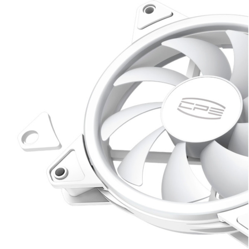 Кулер до корпусу PcCooler F3 T120 ARGB White