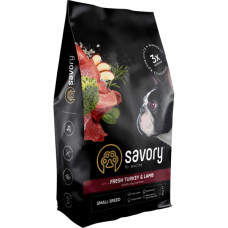 Сухий корм для собак Savory Small Breed rich in Fresh Turkey and Lamb 8 кг (4820232630365) Сухий корм для собак Savory Small Breed rich in Fresh Turkey and Lamb 8 кг (4820232630365)