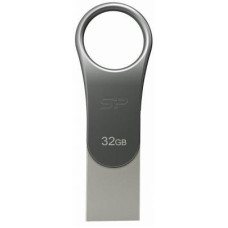 USB флеш накопичувач Silicon Power 32GB Mobile C80 Silver USB 3.2 (SP032GBUC3C80V1S) USB флеш накопичувач Silicon Power 32GB Mobile C80 Silver USB 3.2 (SP032GBUC3C80V1S)