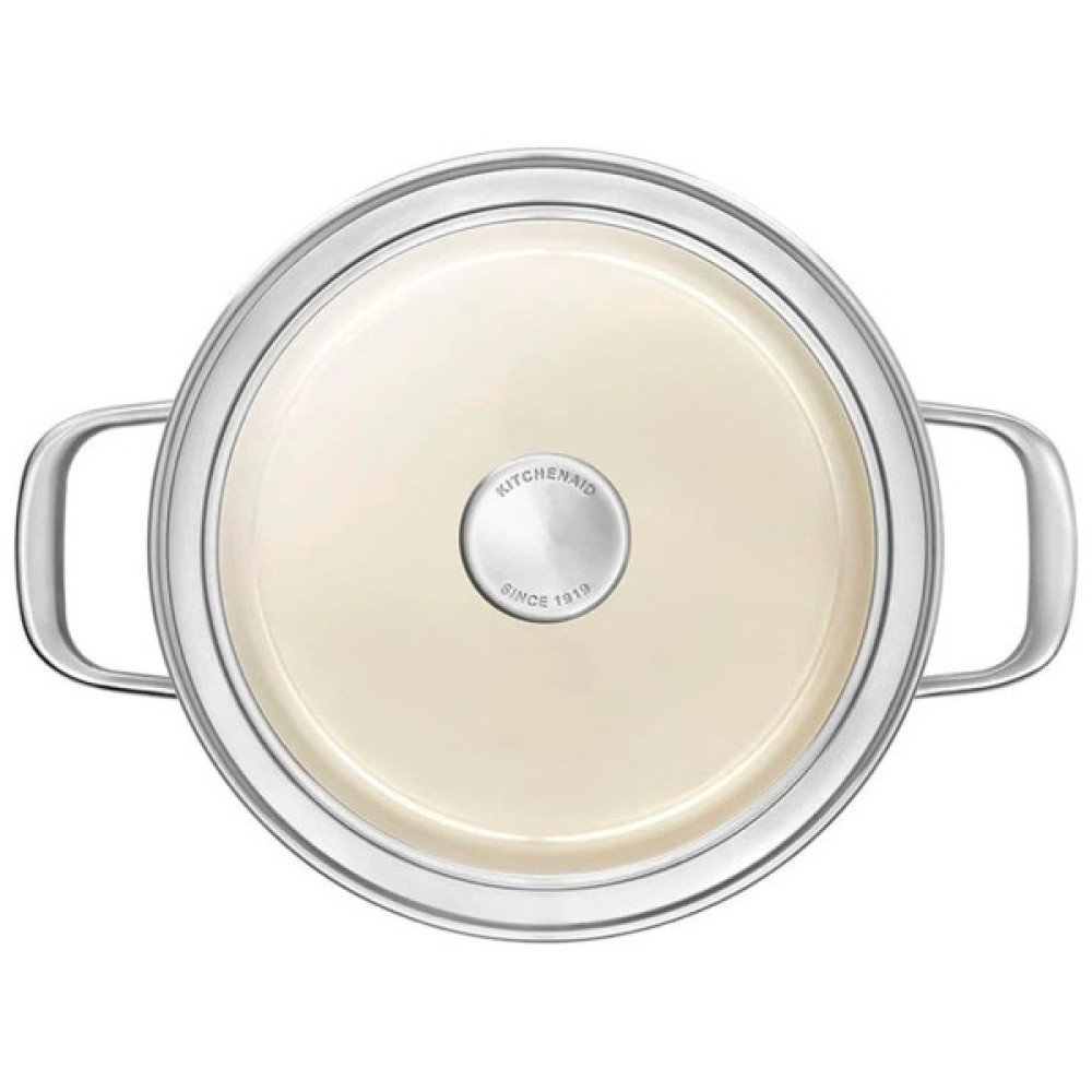 Каструля KitchenAid Steel Core 24 см 6 л матовий чорний (CC006001-001)