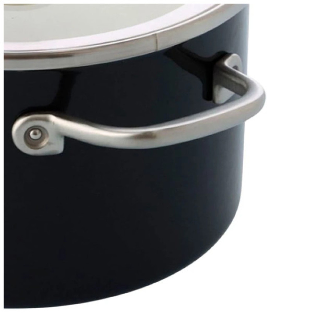 Каструля KitchenAid Steel Core 24 см 6 л матовий чорний (CC006001-001)