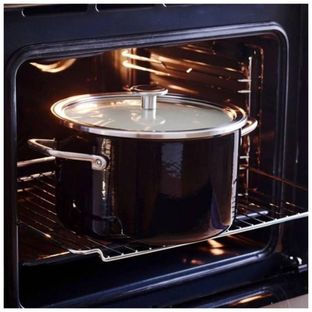 Каструля KitchenAid Steel Core 24 см 6 л матовий чорний (CC006001-001)