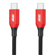 Дата кабель USB-C to USB-C 1.0m 100W black 2E (2E-CC100-WH)
