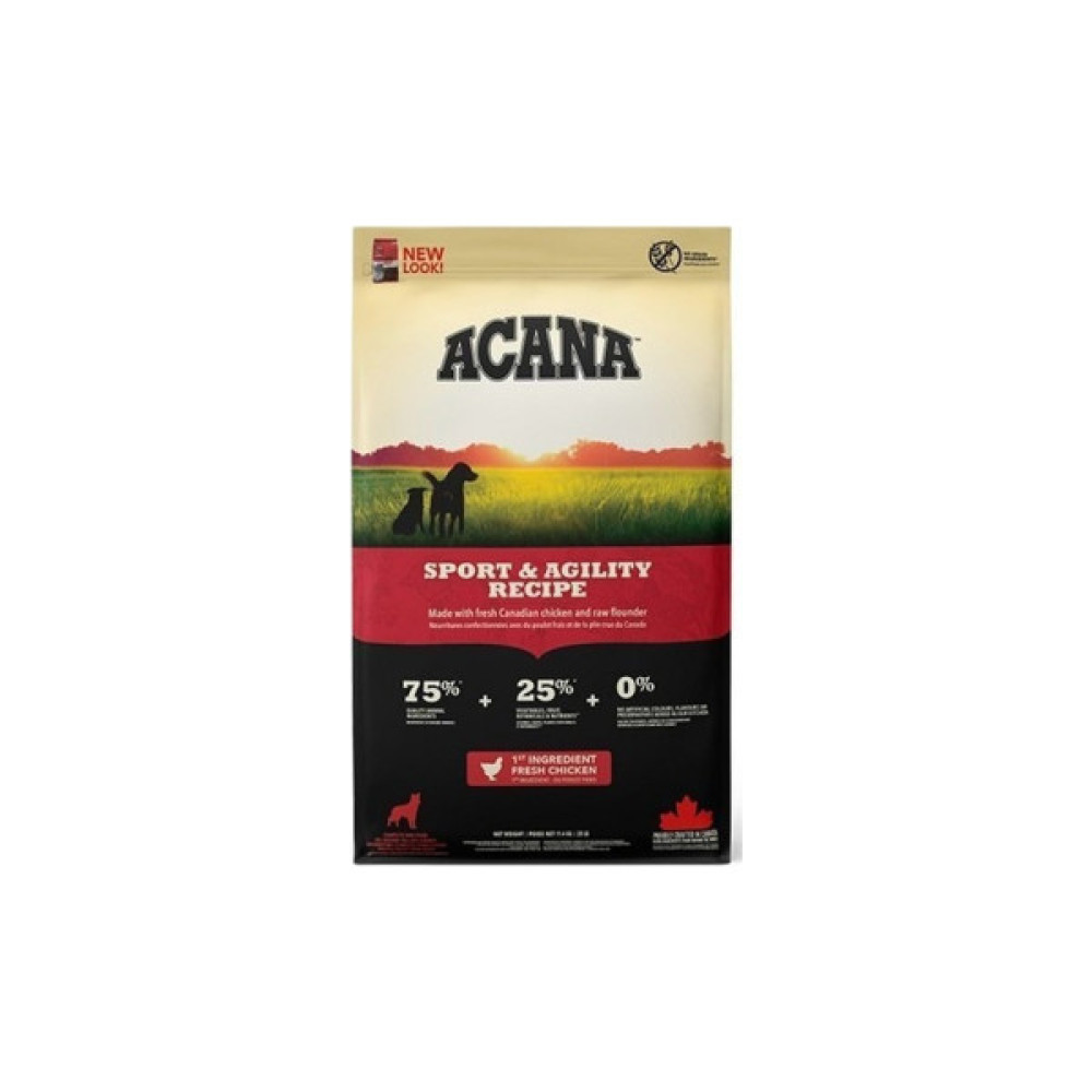 Сухий корм для собак ACANA Sport&Agility Recipe 11.4 кг (0064992530112)