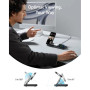 Зарядний пристрій Anker MagGo Wireless Charging Station 15W 3-in-1 Pad Black (B25M1311)