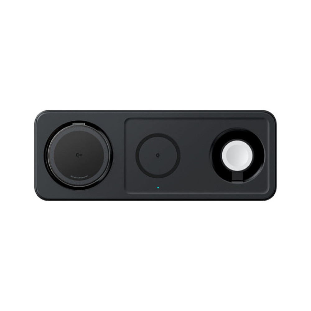 Зарядний пристрій Anker MagGo Wireless Charging Station 15W 3-in-1 Pad Black (B25M1311)