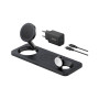 Зарядний пристрій Anker MagGo Wireless Charging Station 15W 3-in-1 Pad Black (B25M1311)