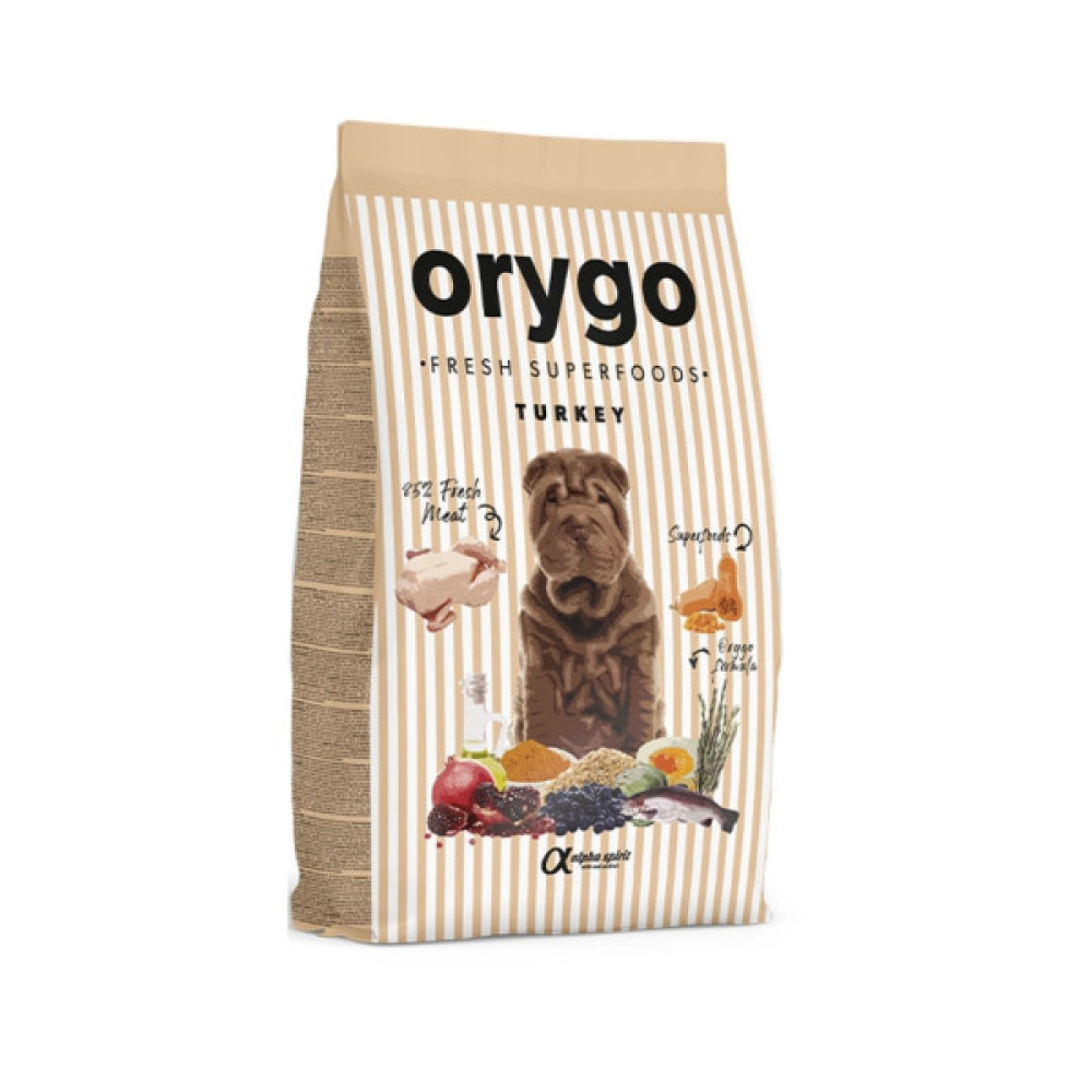 Напіввологий корм для собак Orygo Turkey 8 кг (8436586312190)