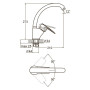 Змішувач AQUATICA ML-4B441C Змішувач AQUATICA ML-4B441C