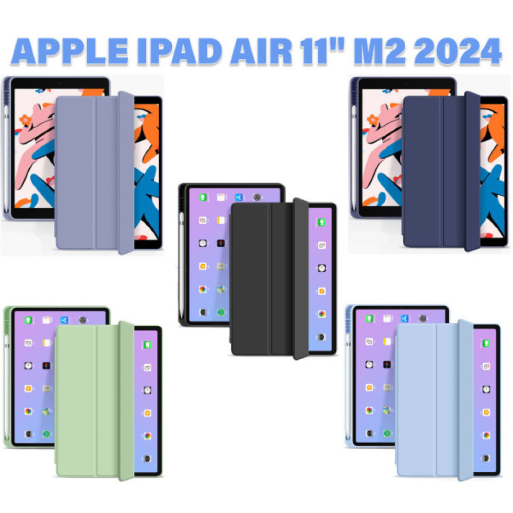 Чохол до планшета BeCover Tri Fold Hard TPU Apple iPad Air 11" M2/M3 (2024/2025) Black (711400) Чохол до планшета BeCover Tri Fold Hard TPU Apple iPad Air 11" M2/M3 (2024/2025) Black (711400)
