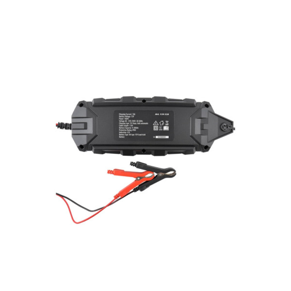 Зарядний пристрій для автомобільного акумулятора WINSO PRO LCD 10A, 12V, 4-200Ah (139520) Зарядний пристрій для автомобільного акумулятора WINSO PRO LCD 10A, 12V, 4-200Ah (139520)