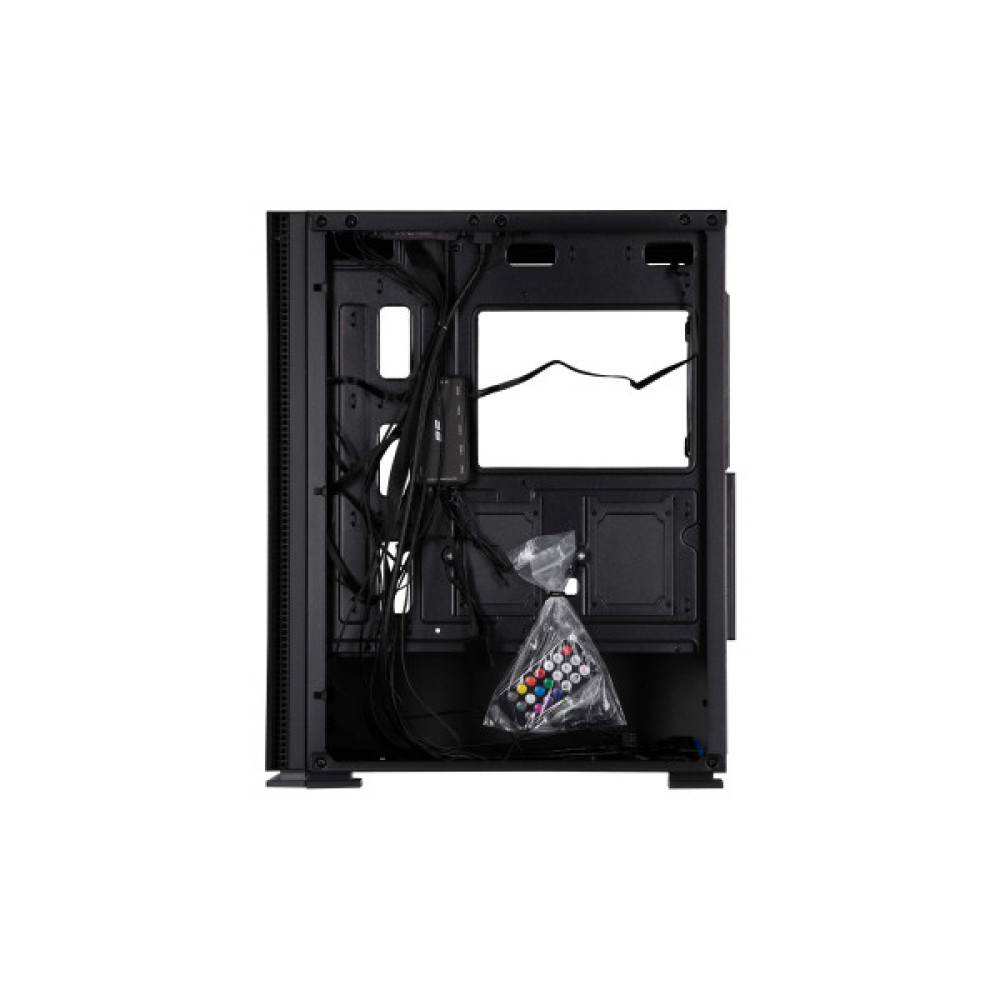 Корпус 2E GAMING Virtus Neo G3301N без БЖ 2xUSB3.0, 1xUSB2.0, 3x140мм ARGB, 1x120мм ARGB,  VGA 340мм, LCS ready, контролер з пультом, TG Side Panel, ATX, чорний