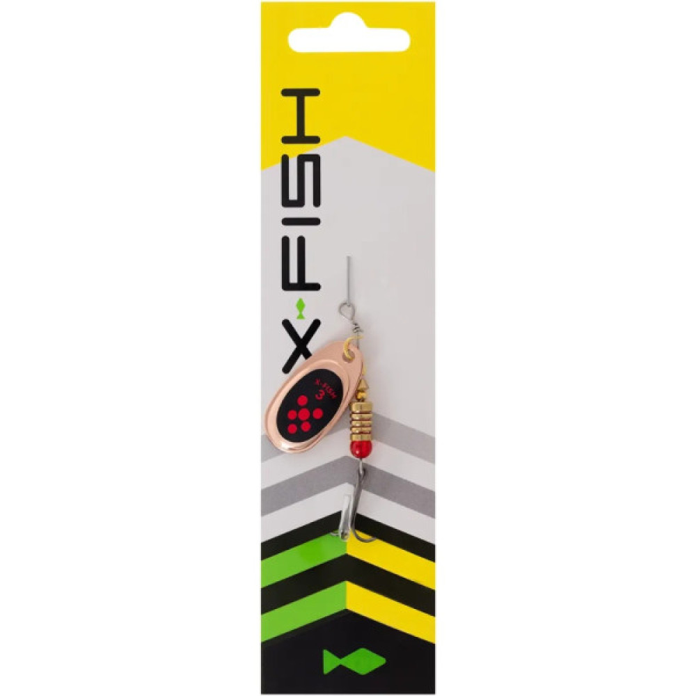 Блешня X-Fish Spike 5.5g 3 Copper black orange (1917.06.39)