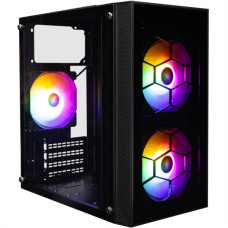 Корпус для ПК 1stPlayer X1-BK-3F1-PS-600FK-EU