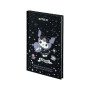 Блокнот Kite А6 Kuromi, тверда обкладинка, 80 аркушів, клітинка (HK24-199-1) Блокнот Kite А6 Kuromi, тверда обкладинка, 80 аркушів, клітинка (HK24-199-1)