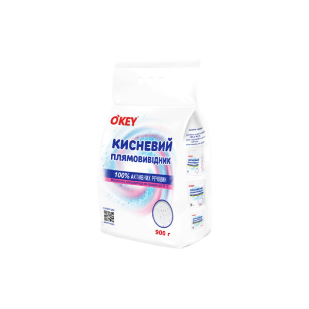Засіб для видалення плям O'KEY Кисневий 100% 900 г (4820049384253)