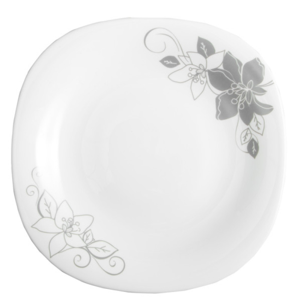 Тарілка Vittora Square Тендітна Лілія супова 23 см (V-230Stl)