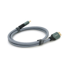 Кабель мультимедійний HDMI M to HDMI M 1.0m 8K silver VEGGIEG (YT-HDMI(M)/(M)V-H401/40356)