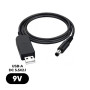 Кабель живлення USB to DC 5.5x2.1mm 9V 0.8m Armorstandart (ARM65662) Кабель живлення USB to DC 5.5x2.1mm 9V 0.8m Armorstandart (ARM65662)