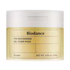 Патчі для обличчя Biodance Vita Niacinamide Gel Toner Pad 60 шт. (8809891183685)