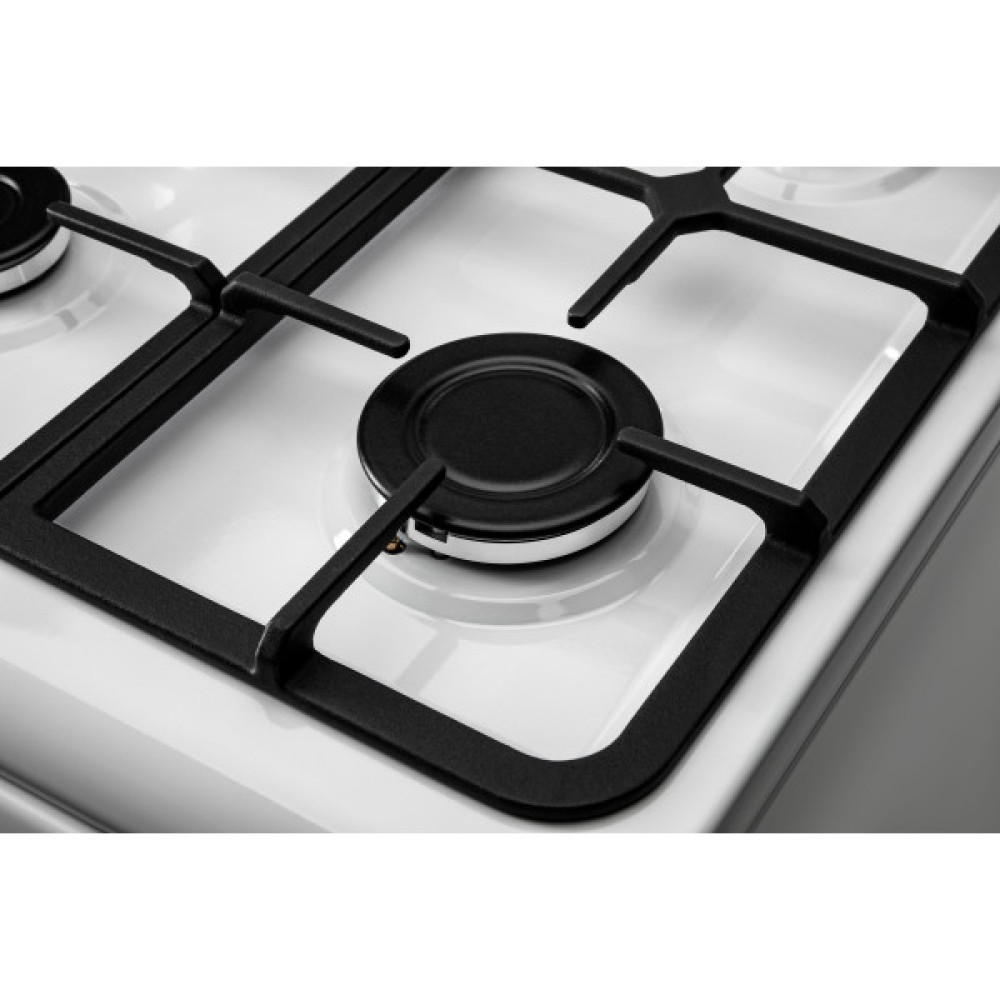 Плита ARDESTO комбі, 52л, 50x60см, конвекція, чавун, підсвічування, форсунки LPG (підключення газового балона), білий