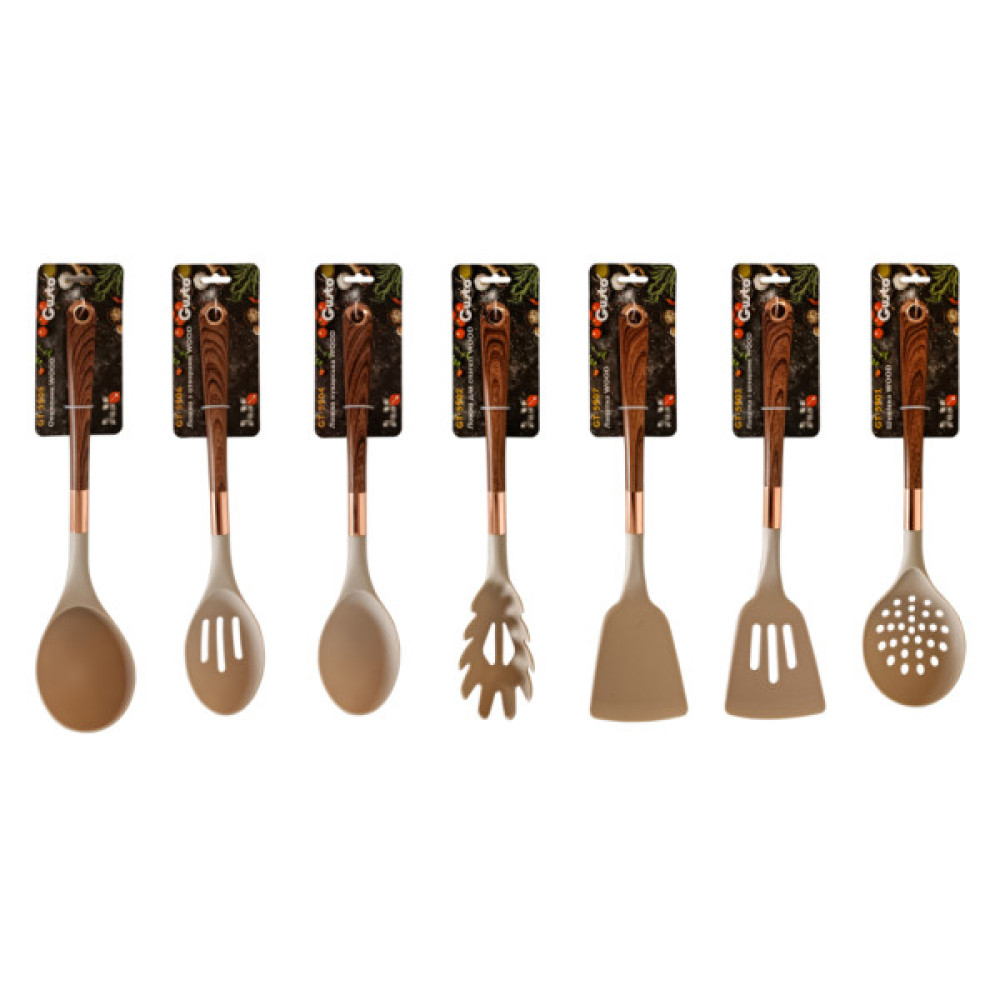 Ложка кухарська Gusto GT-5904 Wood нейлон (118620)