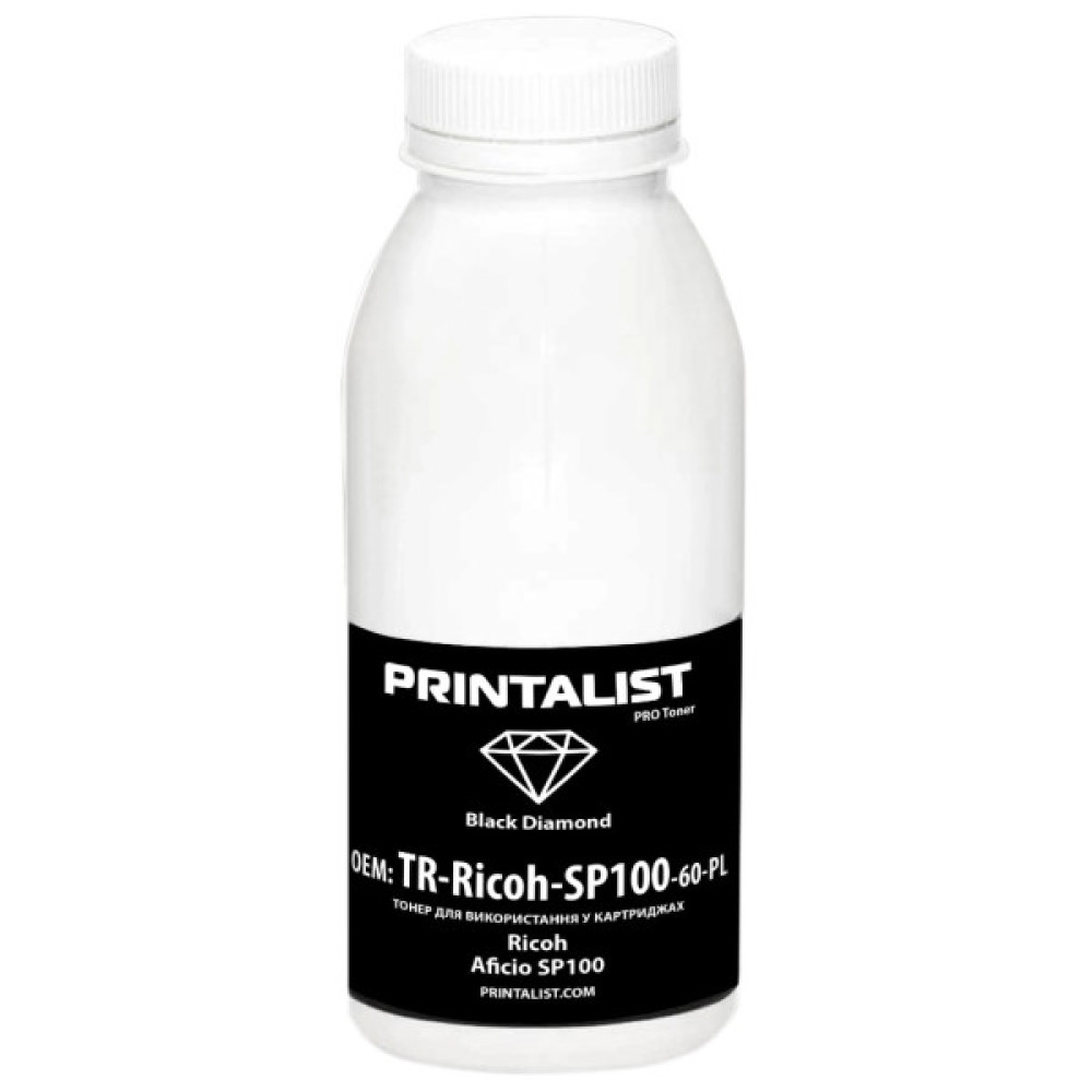 Тонер Ricoh Aficio SP100, 60г Black Printalist (TR-Ricoh-SP100-60-PL) Тонер Ricoh Aficio SP100, 60г Black Printalist (TR-Ricoh-SP100-60-PL)