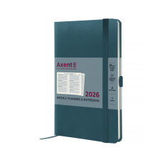 Тижневик Axent датований 2026 Partner Strong 125х195, лазурний (8505-26-63-A)