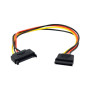 Кабель живлення Cablexpert SATA power extention 0.3 м (CC-SATAMF-01) Кабель живлення Cablexpert SATA power extention 0.3 м (CC-SATAMF-01)