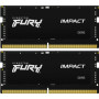 Модуль пам'яті для ноутбука SoDIMM DDR5 32GB (2x16GB) 6000 MHz Impact Kingston Fury (ex.HyperX) (KF560S38IBK2-32)