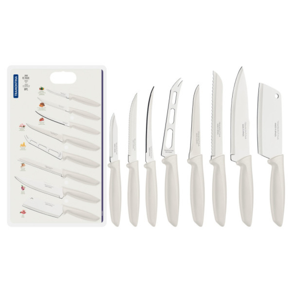Набір ножів Tramontina Plenus Light Grey 8 шт (23498/332)