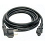 Кабель живлення Kingda С13 - CEE 7/7, переріз проводів 3x1.0, 3м (PC6065-3m)
