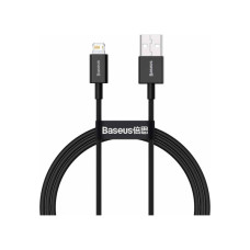 Дата кабель USB 2.0 AM to Lightning 2.0m 2.4A black Baseus (CALYS-C01)