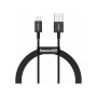 Дата кабель USB 2.0 AM to Lightning 2.0m 2.4A black Baseus (CALYS-C01)