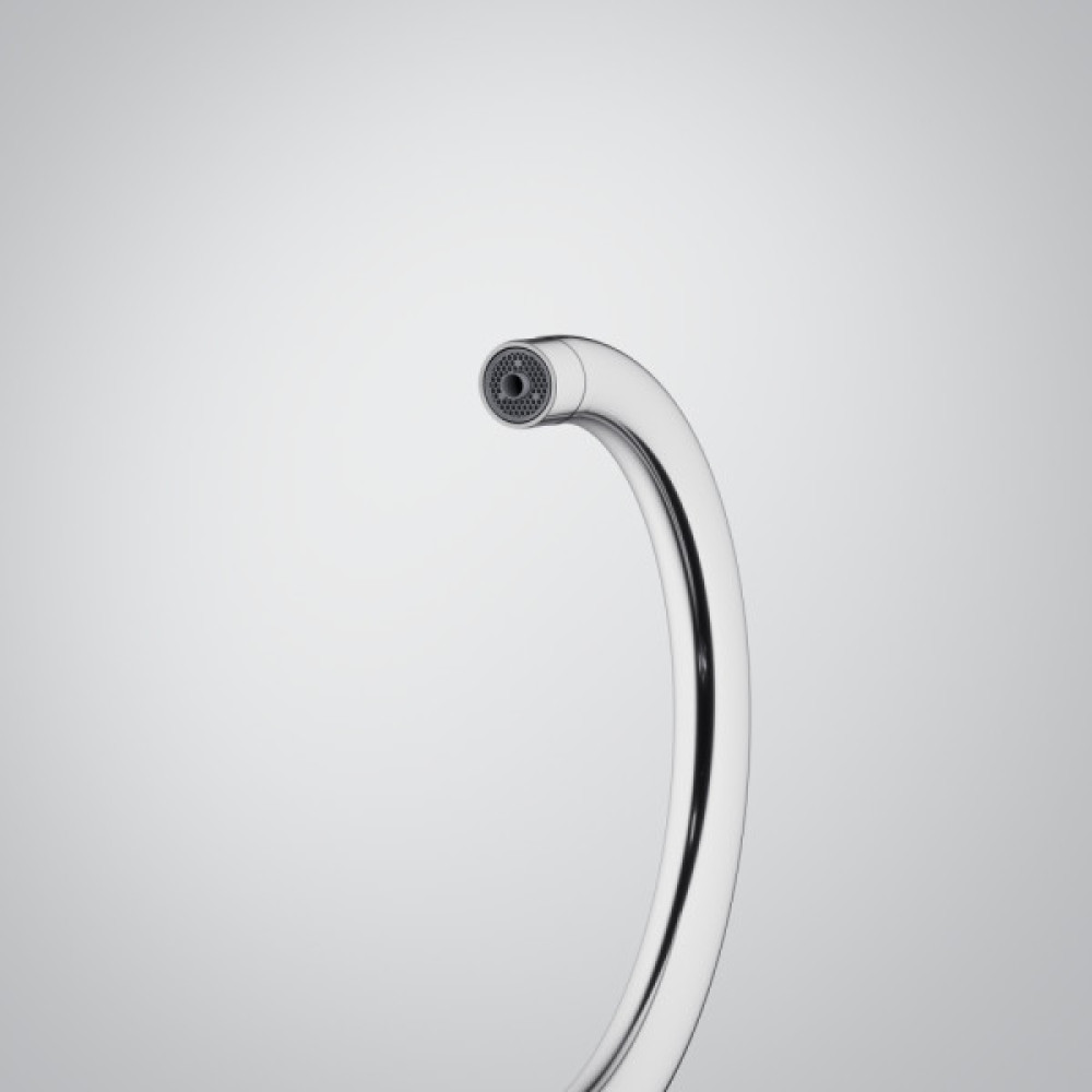 Змішувач для кухні Franke Lina J Clear Water 2.0, довж.виливу - 216 мм, поворотний, 1+1 фільтр, хром